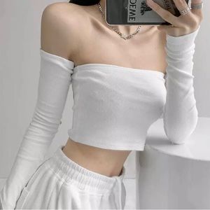 Women Camis Tube Summer Skinny Crop Fashion Harajuku Removable Sleeve Feminine